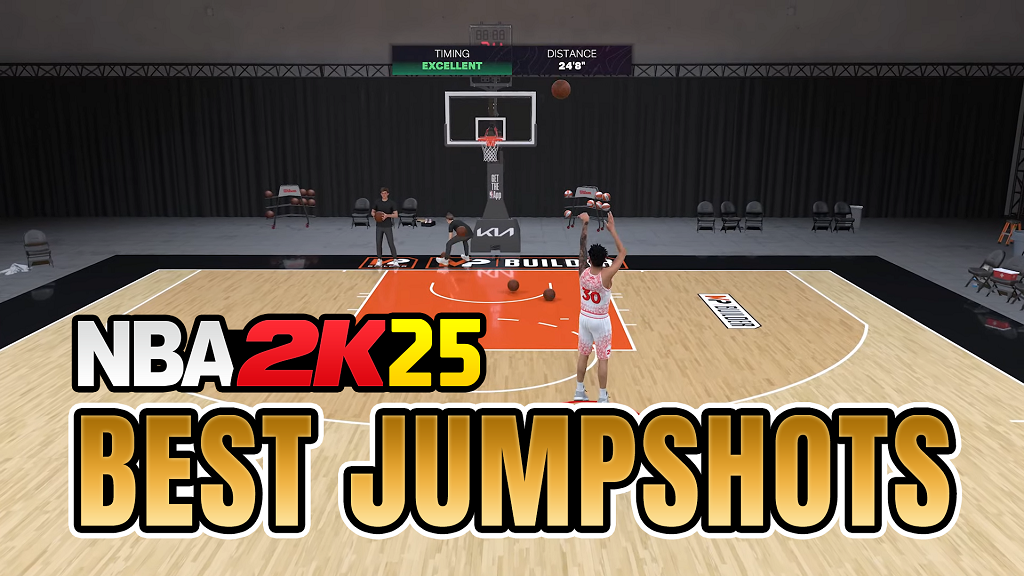 NBA 2K25 Best Jumpshots for Big Man, Guard, Forward Builds (Every Height & 3PT)